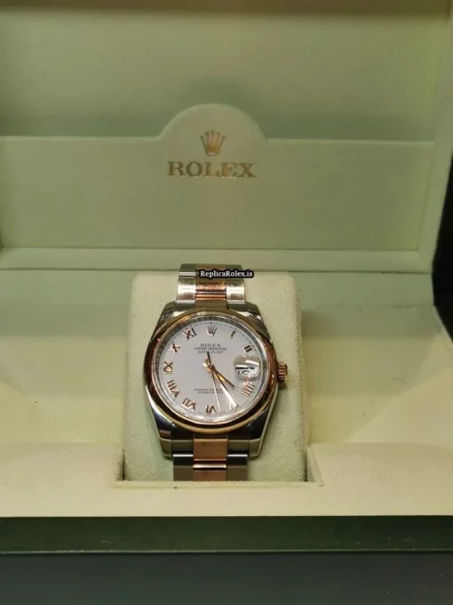 Great Fake Rolex Datejust 116201 Automatic Movement 36mm Gold/steel Case Mens/unisex Watch - Image 8