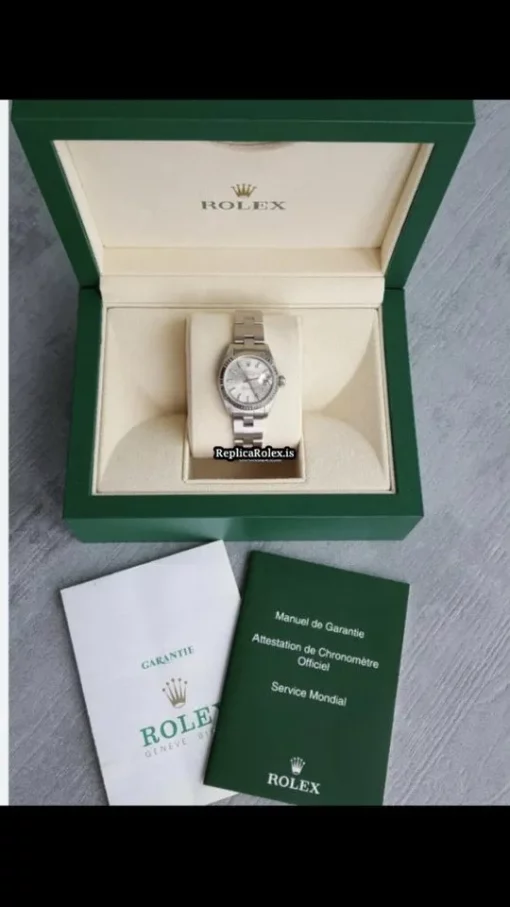 Unique Replica Rolex Lady-datejust 69174 Caliber 2135 Automatic Movement 26mm Steel Case Womens Watch - Image 5