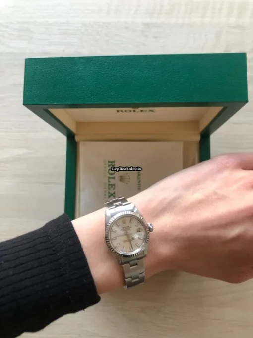 Unique Replica Rolex Lady-datejust 69174 Caliber 2135 Automatic Movement 26mm Steel Case Womens Watch - Image 7