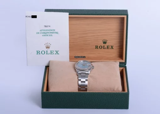 Pleasing Replica Rolex Lady-datejust 78274 Automatic Movement 31mm Steel Case Womens Watch - Image 8