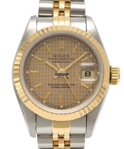 Lovely Replica Rolex Lady-datejust 69173 Automatic Movement 26mm Gold/steel Case Womens Watch