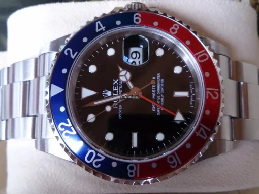 Inexpensive Replica Rolex Gmt-master II 16710 Automatic Movement Steel Case Watch - Image 13