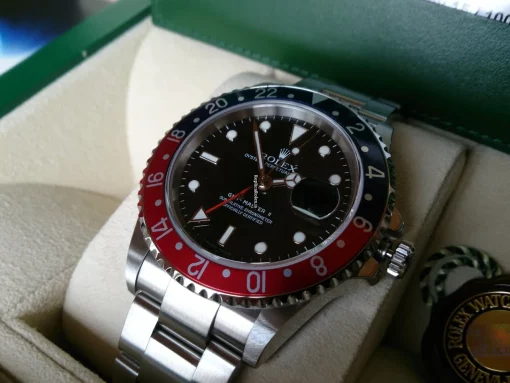 Inexpensive Replica Rolex Gmt-master II 16710 Automatic Movement Steel Case Watch - Image 2