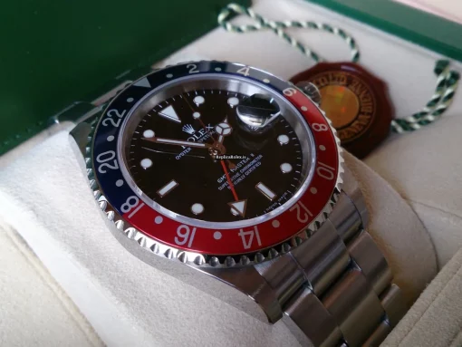 Inexpensive Replica Rolex Gmt-master II 16710 Automatic Movement Steel Case Watch - Image 3