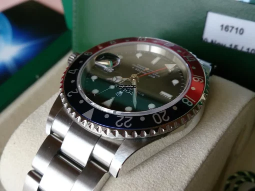 Inexpensive Replica Rolex Gmt-master II 16710 Automatic Movement Steel Case Watch - Image 5