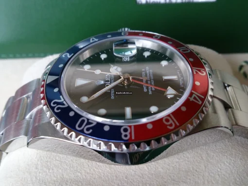 Inexpensive Replica Rolex Gmt-master II 16710 Automatic Movement Steel Case Watch - Image 7