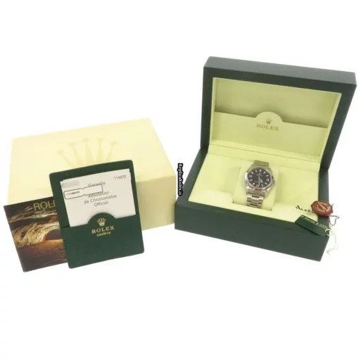 Excellent Fake Rolex Explorer 114270 Caliber 3130 Automatic Movement 36mm Steel Case Mens/unisex Watch - Image 10