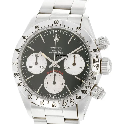 Superb Fake Rolex Daytona 6265 Caliber 727 Manual Winding Movement 37mm Steel Case Mens/unisex Watch