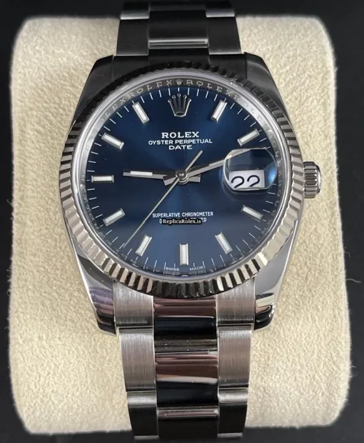 Great Replica Rolex Oyster Perpetual Date 115234 Caliber 3135 Automatic Movement 34mm Steel Case Mens/unisex Watch