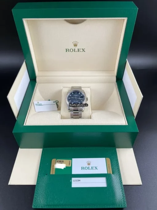Great Replica Rolex Oyster Perpetual Date 115234 Caliber 3135 Automatic Movement 34mm Steel Case Mens/unisex Watch - Image 6