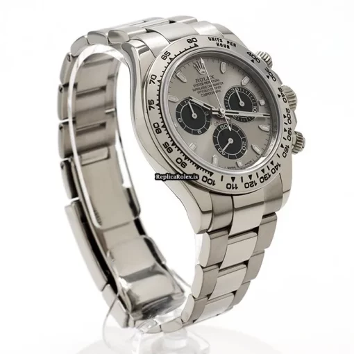 Inexpensive Replica Rolex Daytona 116509 Caliber 4130 Automatic Movement 40mm White Gold Case Watch - Image 10