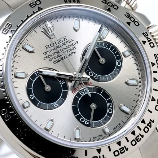 Inexpensive Replica Rolex Daytona 116509 Caliber 4130 Automatic Movement 40mm White Gold Case Watch - Image 7