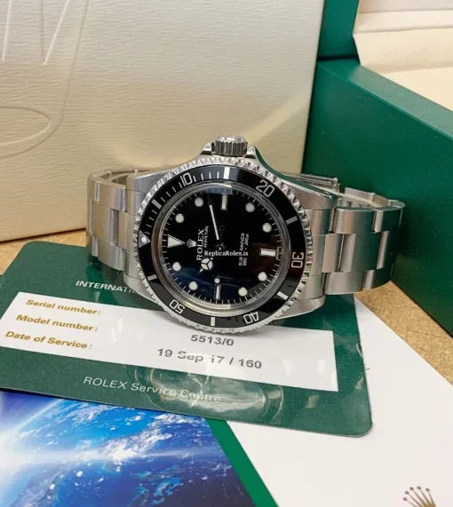 Best Replica Rolex Submariner 5513 Caliber 1520 Automatic Movement 40mm Steel Case Mens/unisex Watch - Image 4