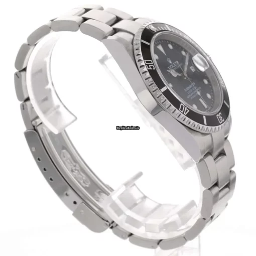 Well Made Fake Rolex Submariner Date 16610 Caliber 3135 Automatic Movement 40mm Steel Case Mens/unisex Watch - Image 4