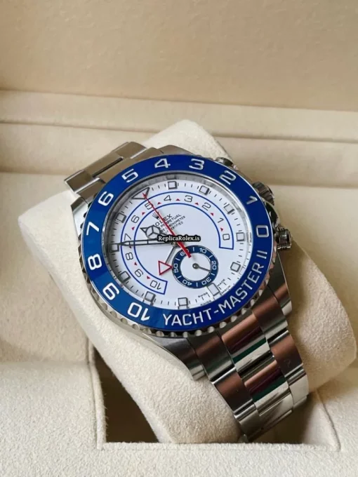Cool Replica Rolex Yacht-master II 116680 Caliber 4161 Automatic Movement 44mm Steel Case Mens/unisex Watch - Image 7