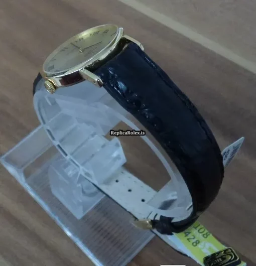 Inexpensive Replica Rolex Cellini 4109 Caliber 1600 Manual Winding Movement 26mm Yellow Gold Case Womens Watch - Image 3