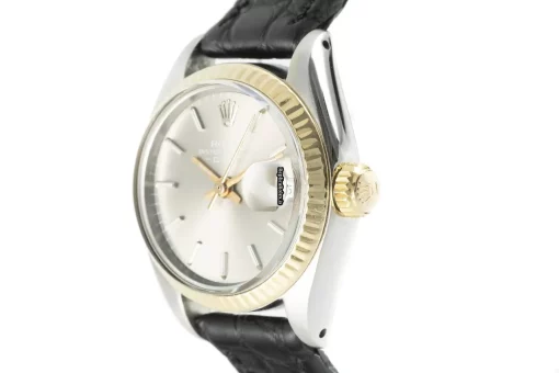 Offering Replica Rolex Lady-datejust 6917 Caliber 2030 Automatic Movement 26mm Gold/steel Case Womens Watch - Image 5