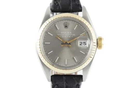 Offering Replica Rolex Lady-datejust 6917 Caliber 2030 Automatic Movement 26mm Gold/steel Case Womens Watch - Image 7