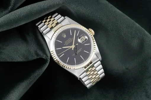 Reliable Replica Rolex Datejust 16233 Caliber 3135 Automatic Movement 36mm Gold/steel Case Mens/unisex Watch - Image 2