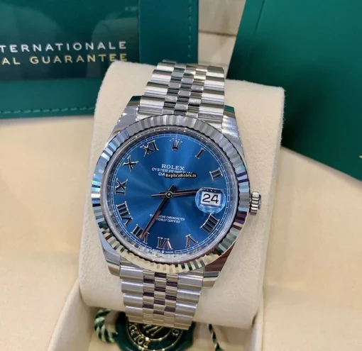 Fabulous Fake Rolex Datejust 126334 Caliber 3235 Automatic Movement 41mm Steel Case Mens/unisex Watch - Image 6