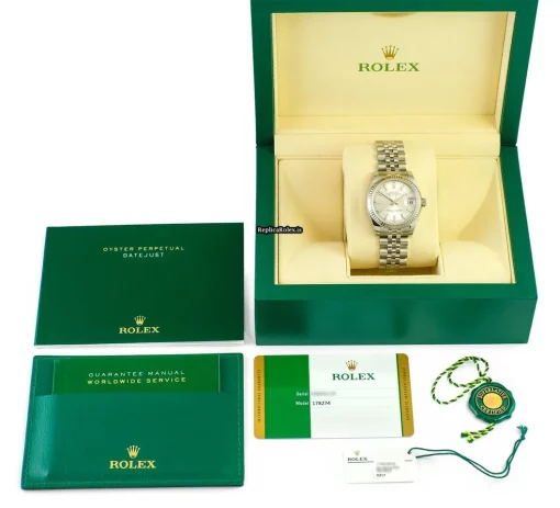 Top Fake Rolex Lady-datejust 178274 Caliber 2235 Automatic Movement 31mm Steel Case Womens Watch - Image 8