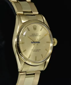 Mind-boggling Replica Rolex Oyster Perpetual 31 6551 Automatic Movement 31mm Yellow Gold Case Mens/unisex Watch