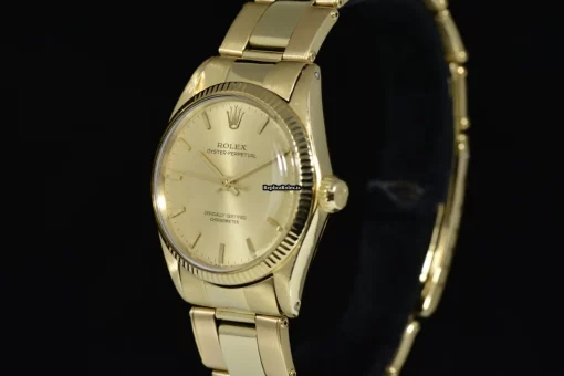 Mind-boggling Replica Rolex Oyster Perpetual 31 6551 Automatic Movement 31mm Yellow Gold Case Mens/unisex Watch - Image 2