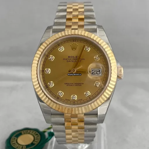 Excellent Replica Rolex Datejust 126333 Caliber 3235 Automatic Movement 41mm Gold/steel Case Mens/unisex Watch