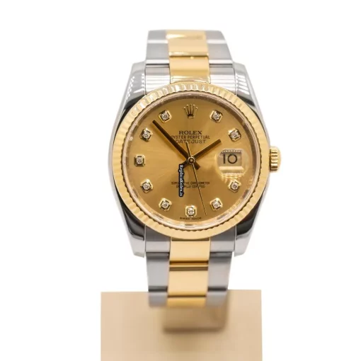 Trustworthy Replica Rolex Datejust 116233 Caliber 3135 Automatic Movement 36mm Gold/steel Case Mens/unisex Watch