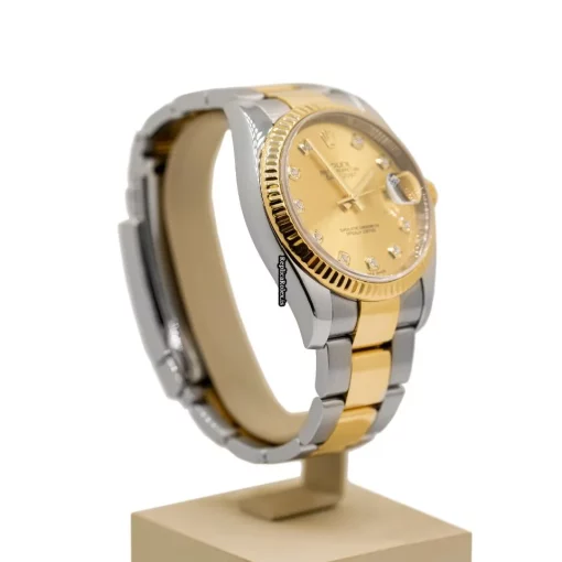 Trustworthy Replica Rolex Datejust 116233 Caliber 3135 Automatic Movement 36mm Gold/steel Case Mens/unisex Watch - Image 6