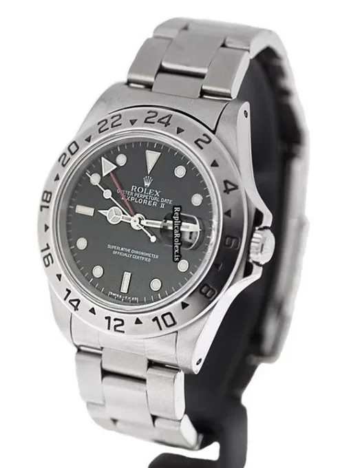 High-end Knockoff Rolex Explorer II 16570 Automatic Movement 39mm Steel Case Watch - Image 2