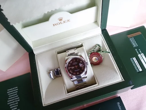 Excellent Imitation Rolex Datejust 116200 Automatic Movement Steel Case Watch - Image 13
