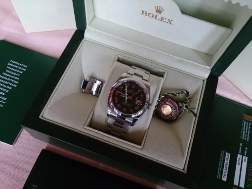 Excellent Imitation Rolex Datejust 116200 Automatic Movement Steel Case Watch - Image 14
