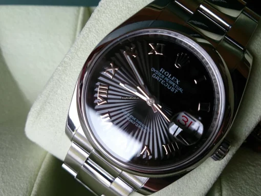 Excellent Imitation Rolex Datejust 116200 Automatic Movement Steel Case Watch - Image 4