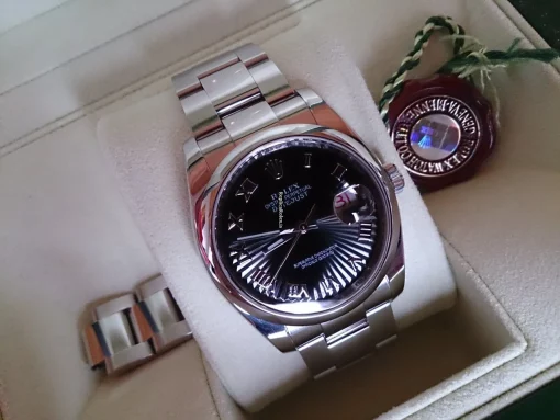 Excellent Imitation Rolex Datejust 116200 Automatic Movement Steel Case Watch - Image 6