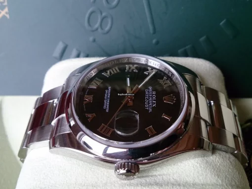 Excellent Imitation Rolex Datejust 116200 Automatic Movement Steel Case Watch - Image 7