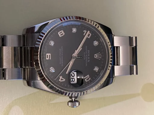 Amazing Replica Rolex Oyster Perpetual Date 115234 Automatic Movement 34mm Steel Case Mens/unisex Watch - Image 6