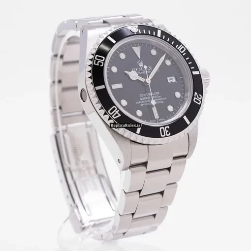 Beautiful Replica Rolex Sea-dweller 4000 16600 Caliber 3135 Automatic Movement 40mm Steel Case Watch - Image 6