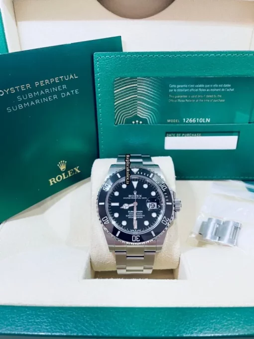 Ideal Clone Rolex Submariner Date 126610ln Caliber 3235 Automatic Movement 41x40mm Steel Case Mens/unisex Watch - Image 10