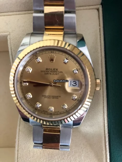 Fabulous Clone Rolex Datejust 126333 Caliber 3235 Automatic Movement 41mm Gold/steel Case Mens/unisex Watch - Image 5