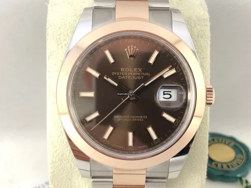 Stylish Clone Rolex Datejust 126301-0001 Automatic Movement 41mm Gold/steel Case Mens/unisex Watch