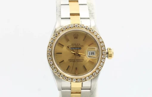 Discount Replica Rolex Lady-datejust 69173 Caliber 2135 Automatic Movement 26mm Gold/steel Case Womens Watch