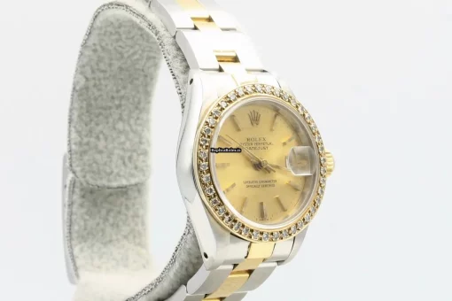 Discount Replica Rolex Lady-datejust 69173 Caliber 2135 Automatic Movement 26mm Gold/steel Case Womens Watch - Image 4