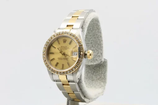 Discount Replica Rolex Lady-datejust 69173 Caliber 2135 Automatic Movement 26mm Gold/steel Case Womens Watch - Image 5