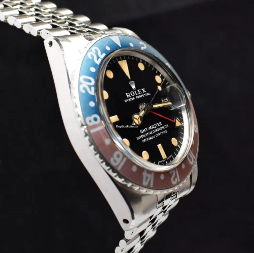 Mind-boggling Replicas Rolex Gmt-master 1675 Automatic Movement Steel Case Mens/unisex Watch - Image 5