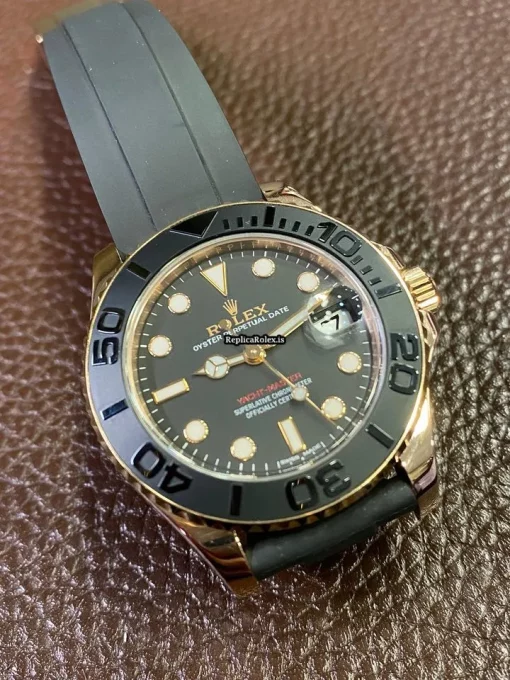 Perfect Copies Rolex Yacht-master 37 268655 Caliber 2236 Automatic Movement 37mm Rose Gold Case Womens Watch