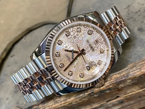 Beautiful Fake Rolex Datejust 116231 Caliber 3135 Automatic Movement 36mm Gold/steel Case Mens/unisex Watch