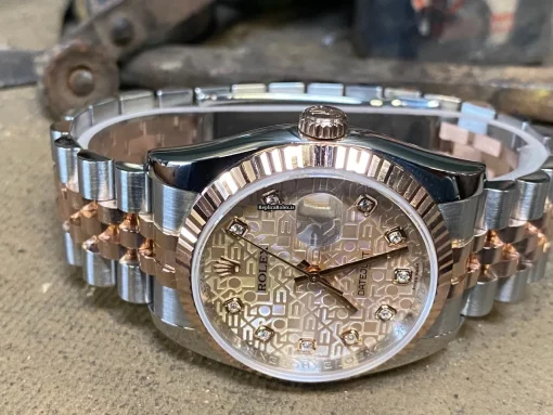 Beautiful Fake Rolex Datejust 116231 Caliber 3135 Automatic Movement 36mm Gold/steel Case Mens/unisex Watch - Image 4