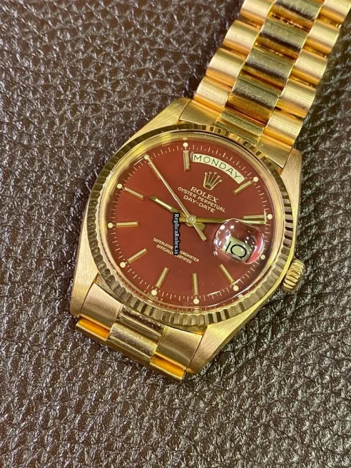 Top Replica Rolex Day-date 36 1803 Automatic Movement Rose Gold Case Mens/unisex Watch