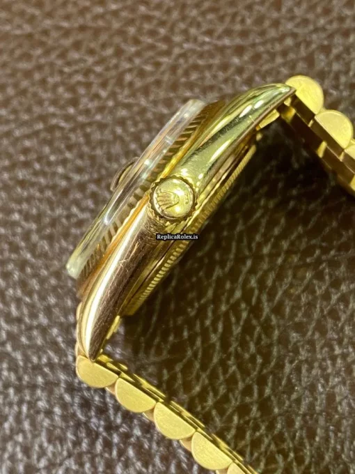 Top Replica Rolex Day-date 36 1803 Automatic Movement Rose Gold Case Mens/unisex Watch - Image 4